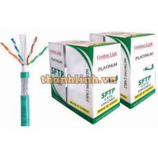 Cáp mạng GOLDEN LINK SFTP CAT 6 PLATINUM 100M (MÀU XANH LÁ)